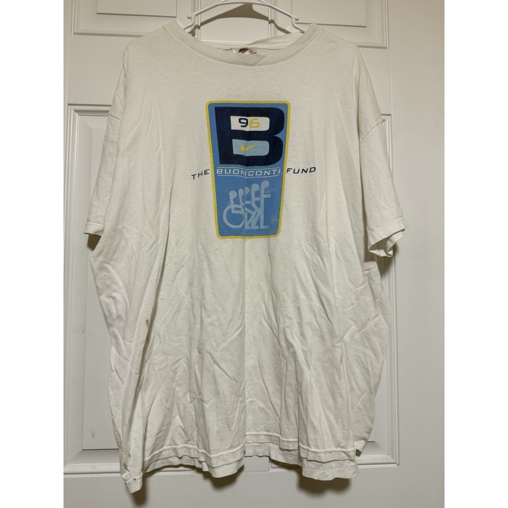 Buoniconti‎ Fund to Cure Paralysis Vintage 90s Just Do It Nike  Size XL